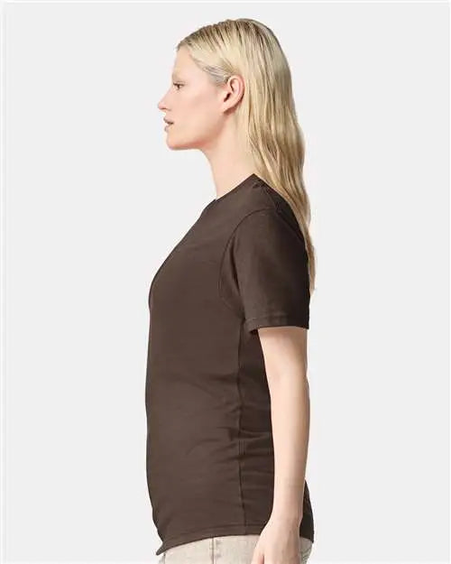 American Apparel 2001cvc Cvc Tee - Heather Brown