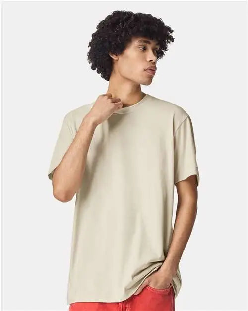 American Apparel 2001cvc Cvc Tee - Heather Cream