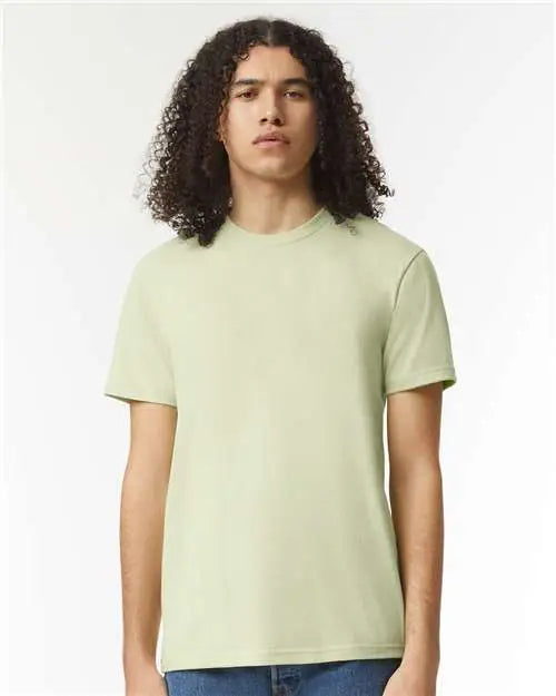 American Apparel 2001cvc Cvc Tee - Heather Cucumber
