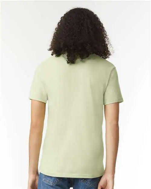 American Apparel 2001cvc Cvc Tee - Heather Cucumber