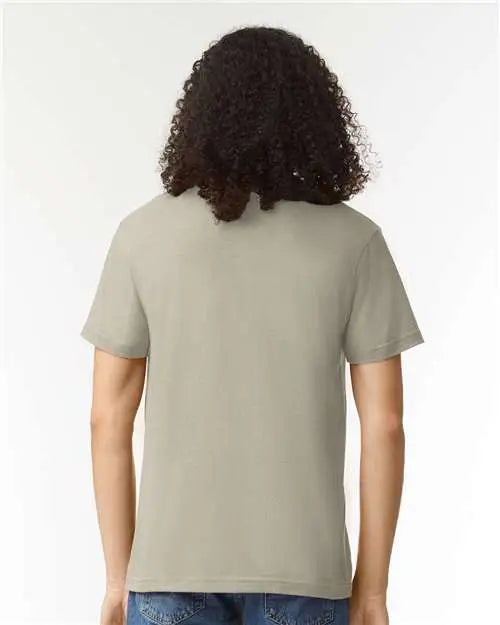 American Apparel 2001cvc Cvc Tee - Heather Khaki