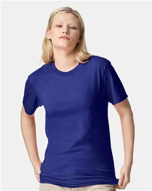 American Apparel 2001cvc Cvc Tee - Heather Lapis