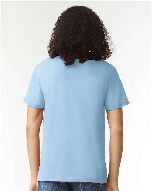 American Apparel 2001cvc Cvc Tee - Heather Light Blue