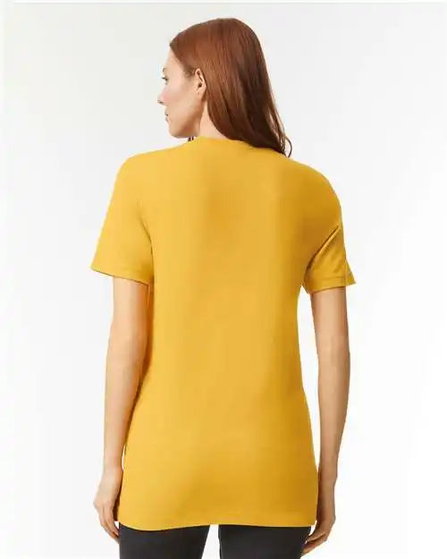 American Apparel 2001cvc Cvc Tee - Heather Mustard