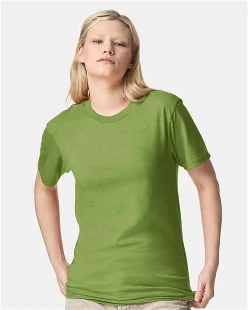 American Apparel 2001cvc Cvc Tee - Heather Nephrite