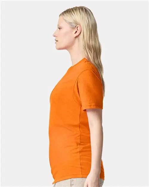 American Apparel 2001cvc Cvc Tee - Heather Orange