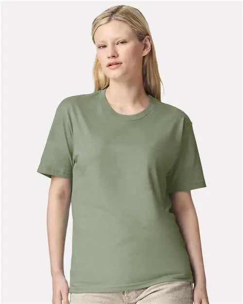 American Apparel 2001cvc Cvc Tee - Heather Sage