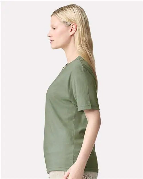 American Apparel 2001cvc Cvc Tee - Heather Sage