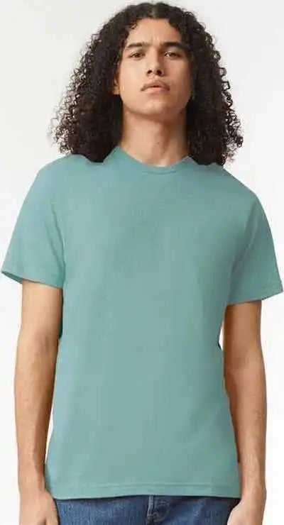 American Apparel 2001cvc Unisex Cvc Tee Heather Arctic