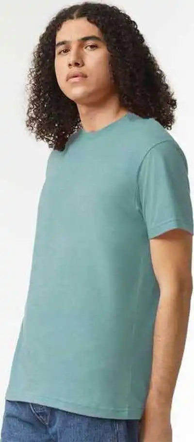 American Apparel 2001cvc Unisex Cvc Tee - Heather Arctic