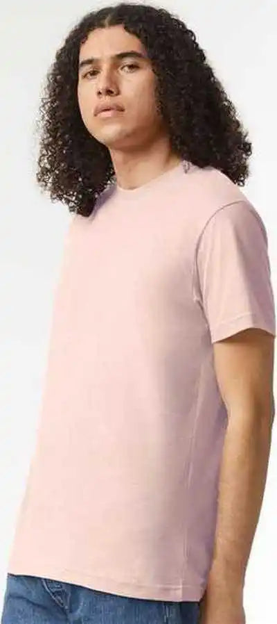 American Apparel 2001cvc Unisex Cvc Tee Heather Blush