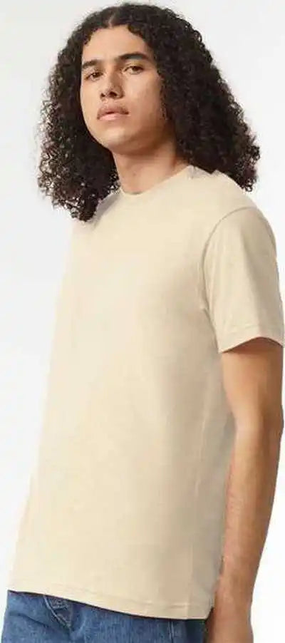 American Apparel 2001cvc Unisex Cvc Tee - Heather Bone