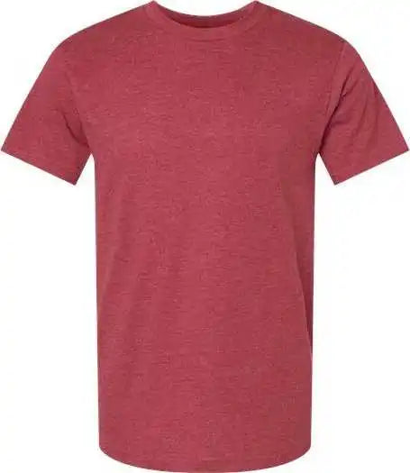 American Apparel 2001cvc Unisex Cvc Tee Heather Cardinal