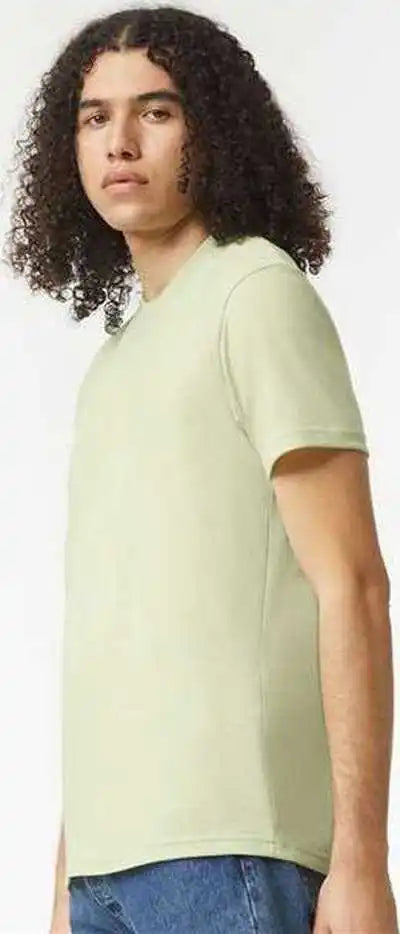 American Apparel 2001cvc Unisex Cvc Tee - Heather Cucumber