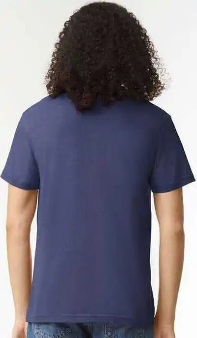 American Apparel 2001cvc Unisex Cvc Tee Heather Indigo