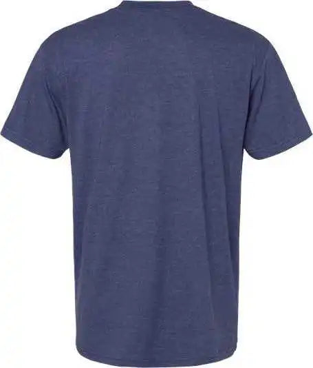 American Apparel 2001cvc Unisex Cvc Tee Heather Indigo