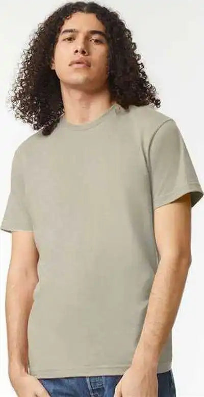 American Apparel 2001cvc Unisex Cvc Tee - Heather Khaki