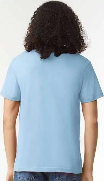 American Apparel 2001cvc Unisex Cvc Tee Heather Light Blue