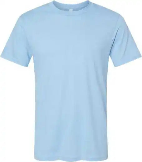 American Apparel 2001cvc Unisex Cvc Tee Heather Light Blue