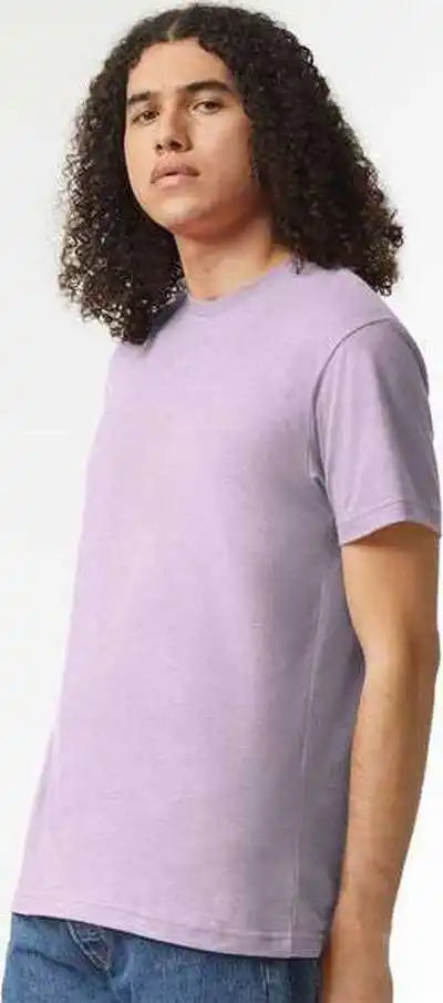American Apparel 2001cvc Unisex Cvc Tee Heather Lilac