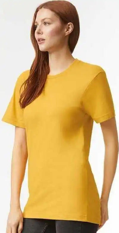 American Apparel 2001cvc Unisex Cvc Tee Heather Mustard