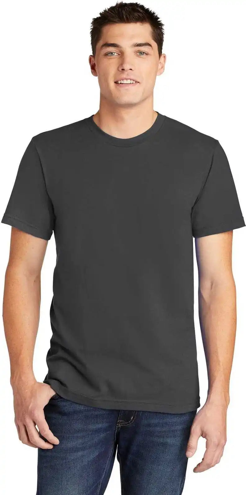 American Apparel 2001w Fine Jersey T-shirt - Asphalt