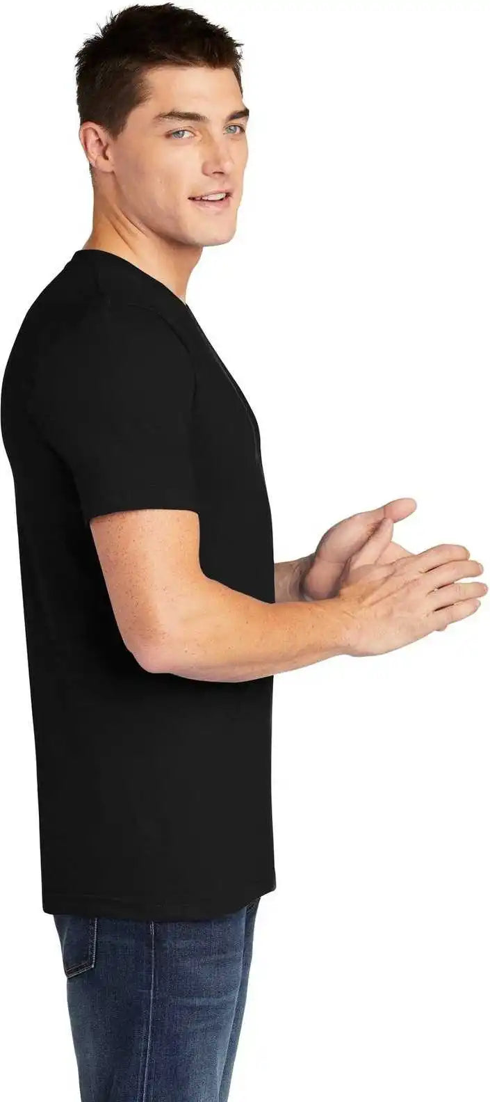 American Apparel 2001w Fine Jersey T-shirt - Black