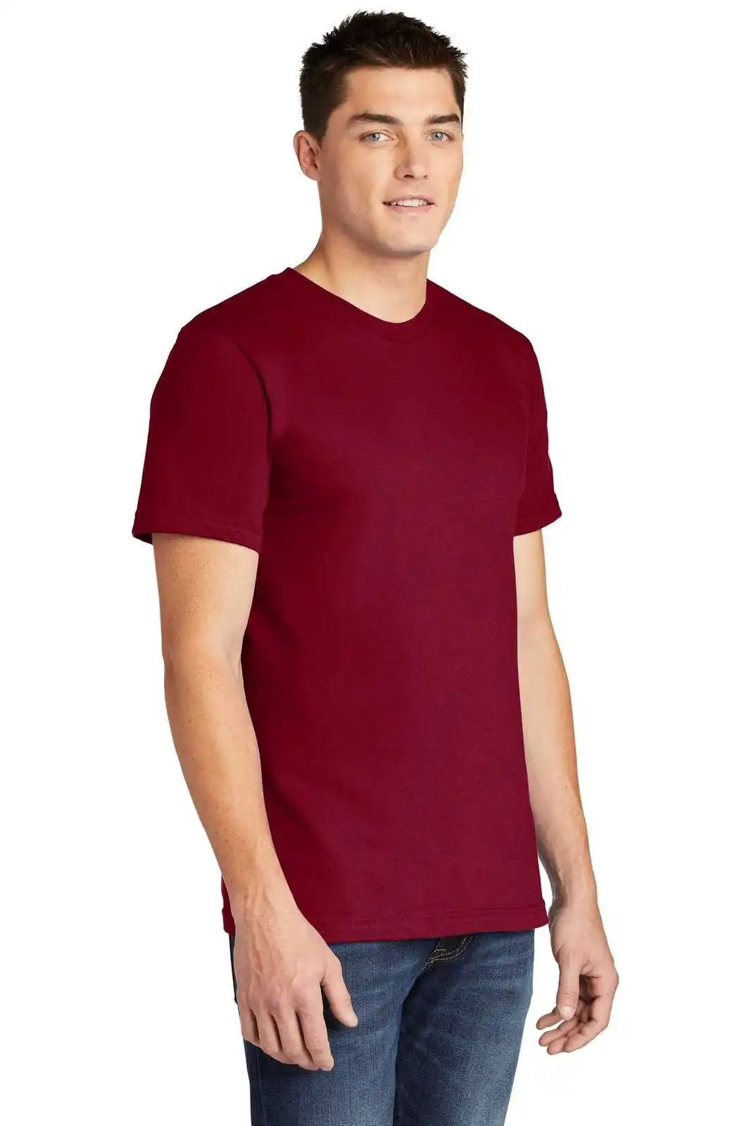 American Apparel 2001w Fine Jersey T-shirt - Cranberry