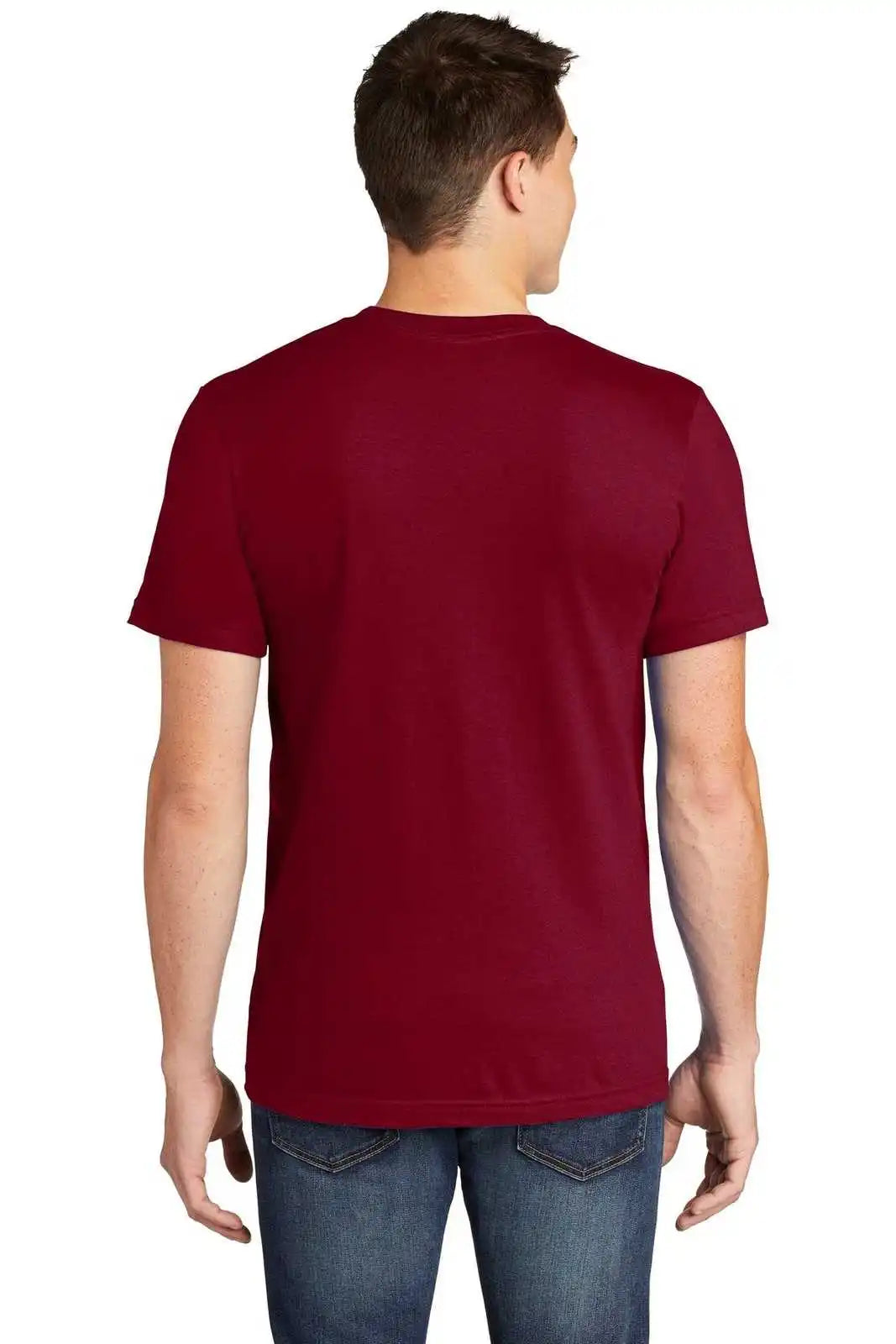American Apparel 2001w Fine Jersey T-shirt - Cranberry