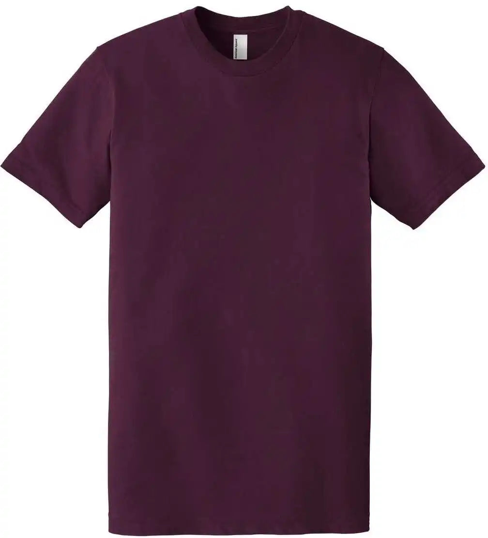 American Apparel 2001w Fine Jersey t Shirt Eggplant