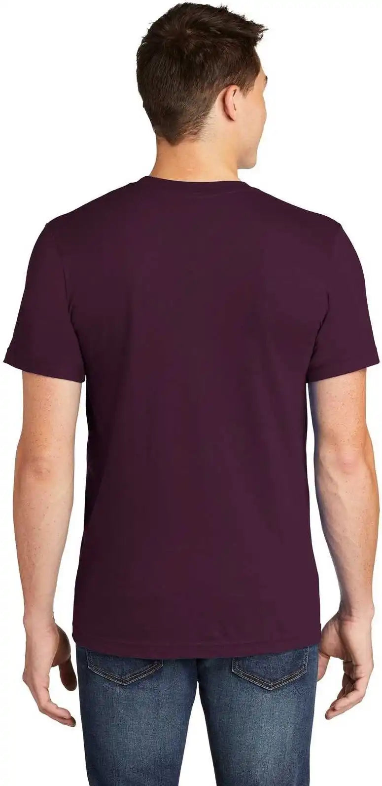 American Apparel 2001w Fine Jersey t Shirt Eggplant