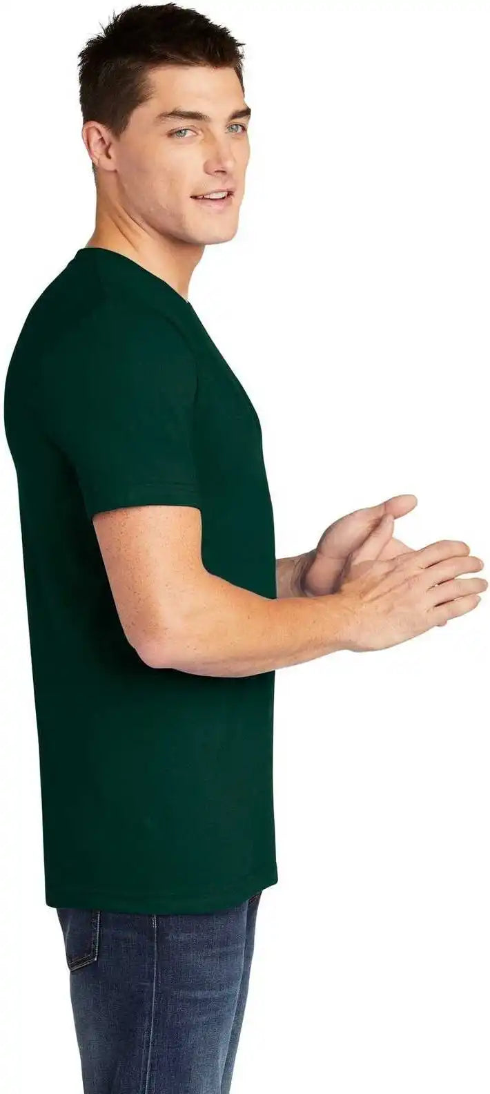 American Apparel 2001w Fine Jersey t Shirt Forest