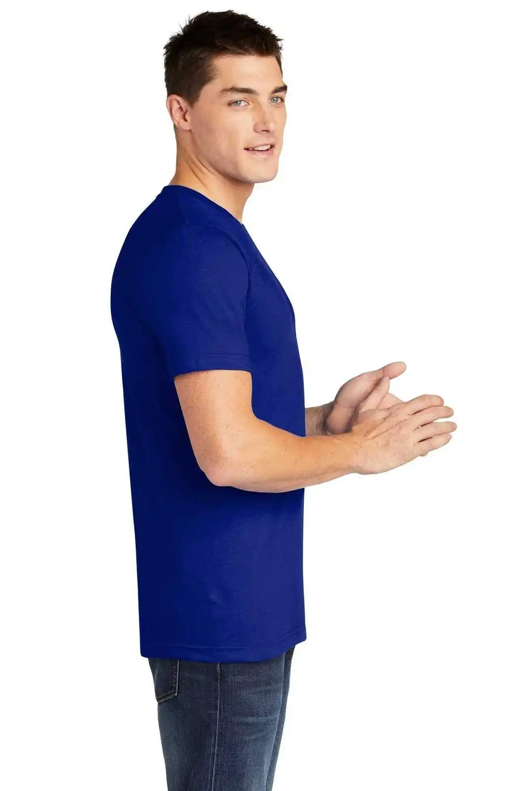 American Apparel 2001w Fine Jersey T-shirt - Lapis