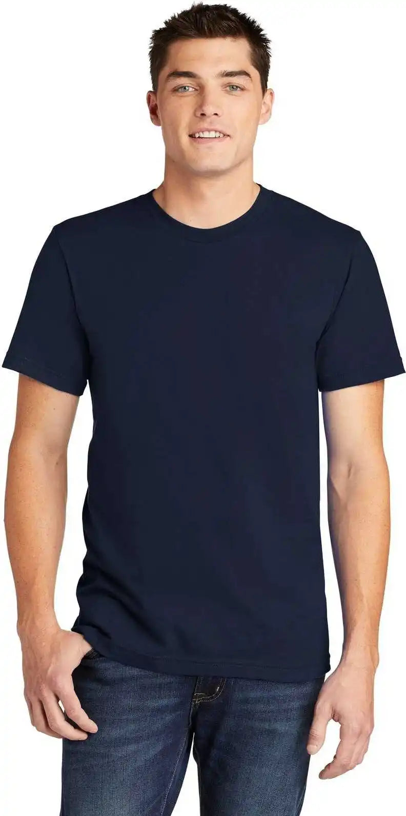 American Apparel 2001w Fine Jersey T-shirt - Navy