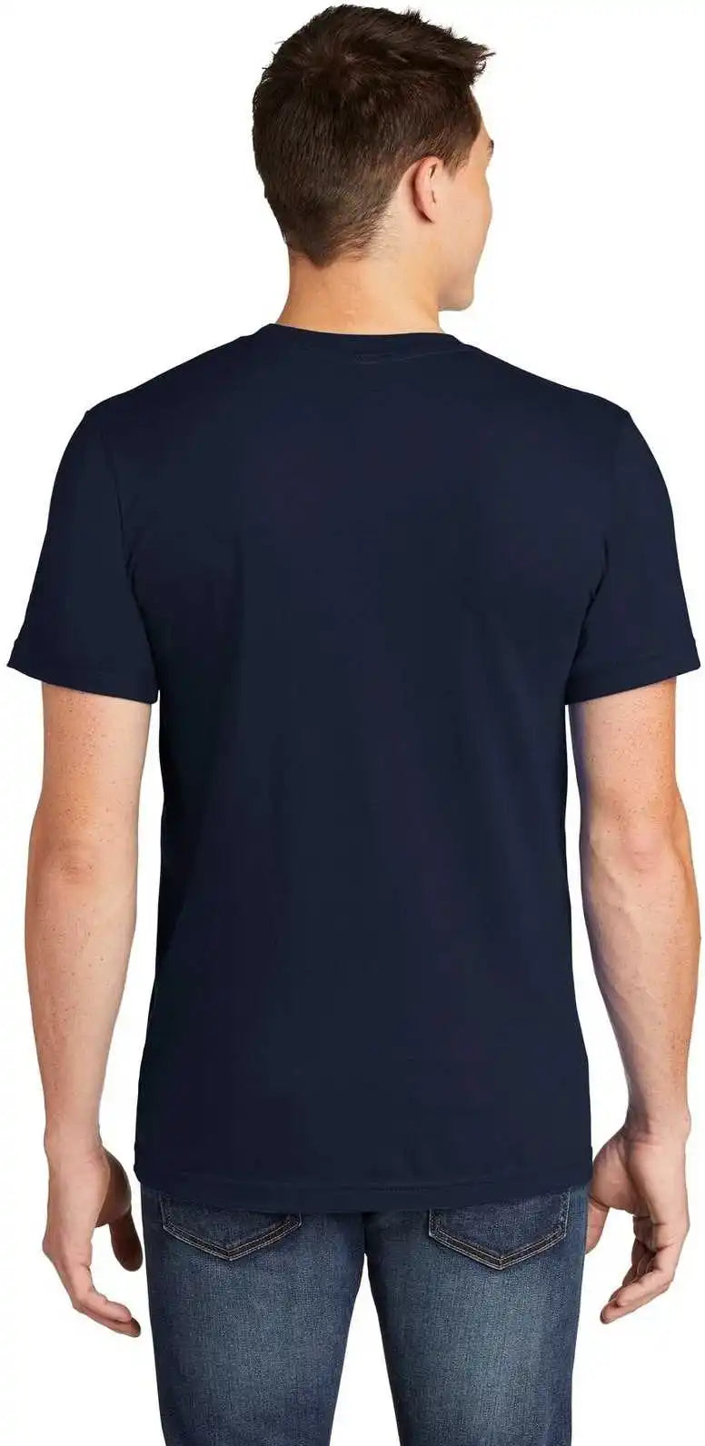 American Apparel 2001w Fine Jersey t Shirt Navy