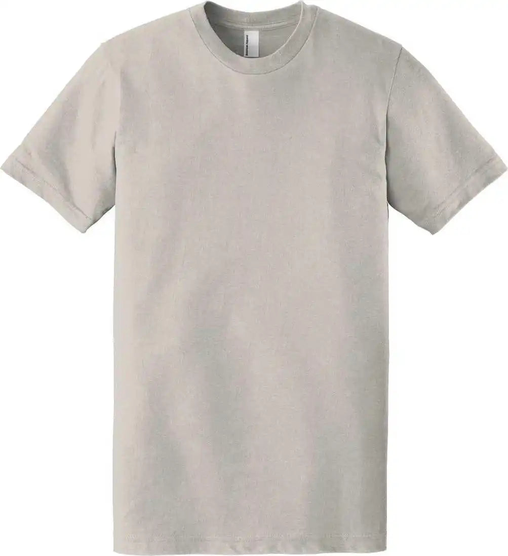 American Apparel 2001w Fine Jersey t Shirt New Silver
