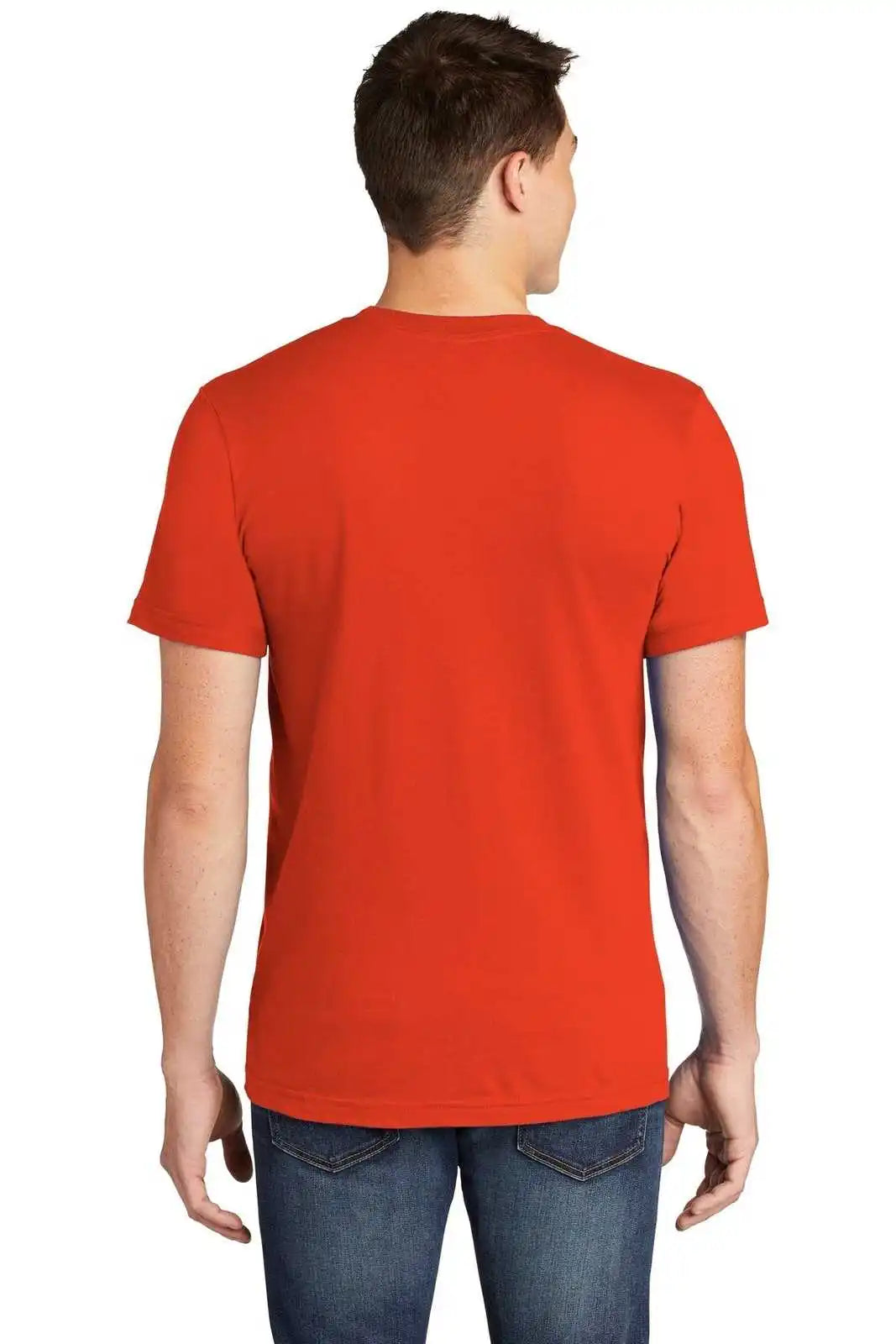 American Apparel 2001w Fine Jersey t Shirt Orange