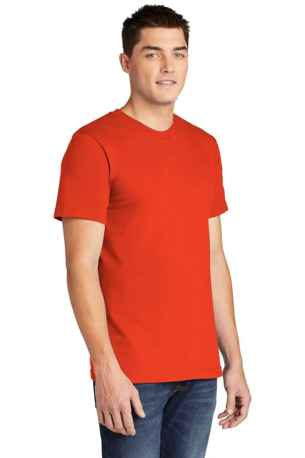 American Apparel 2001w Fine Jersey t Shirt Orange