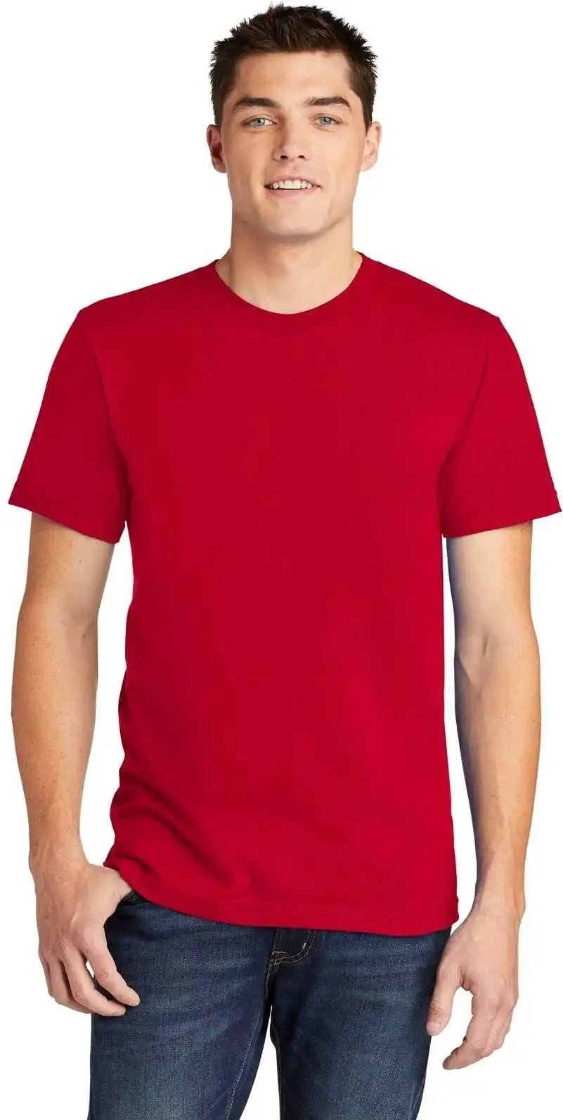 American Apparel 2001w Fine Jersey t Shirt Red