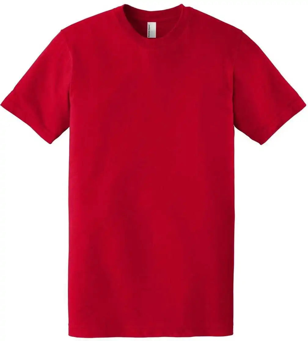American Apparel 2001w Fine Jersey t Shirt Red
