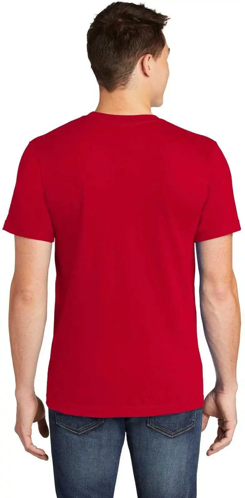 American Apparel 2001w Fine Jersey t Shirt Red