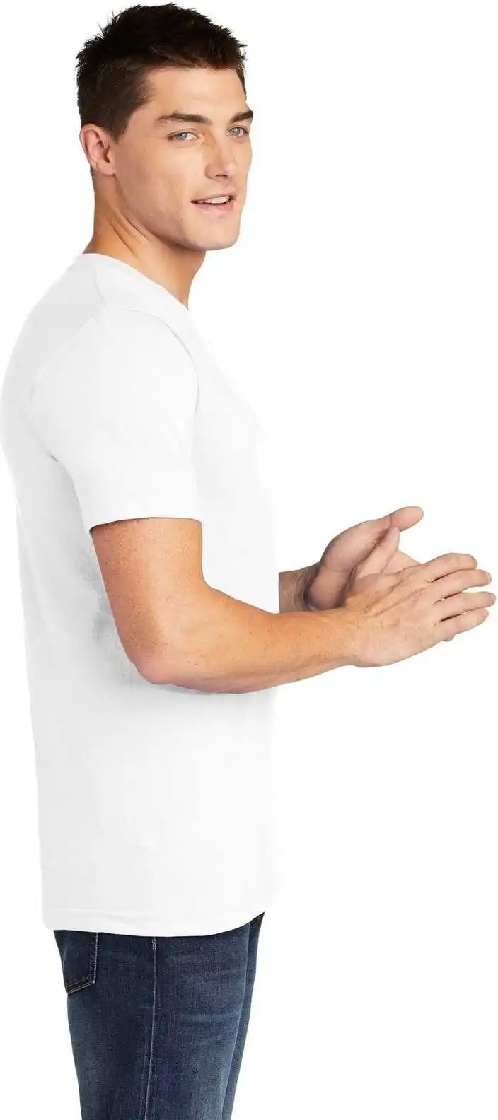 American Apparel 2001w Fine Jersey T-shirt - White
