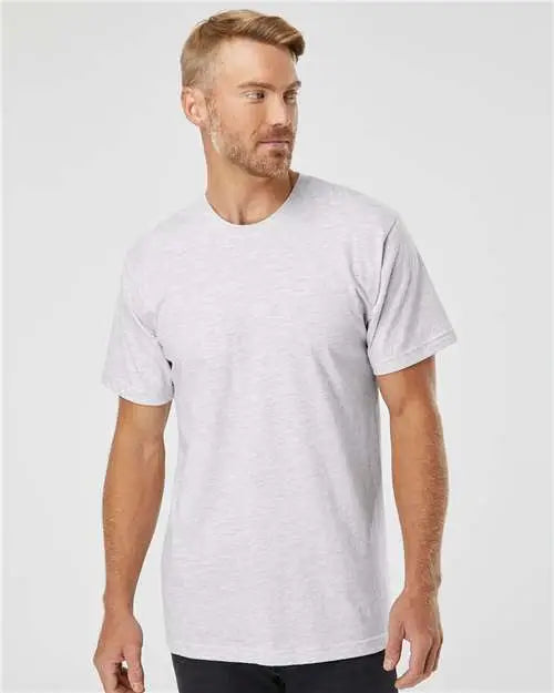 American Apparel 2001w Fine Jersey Tee - 2001 - Ash Grey