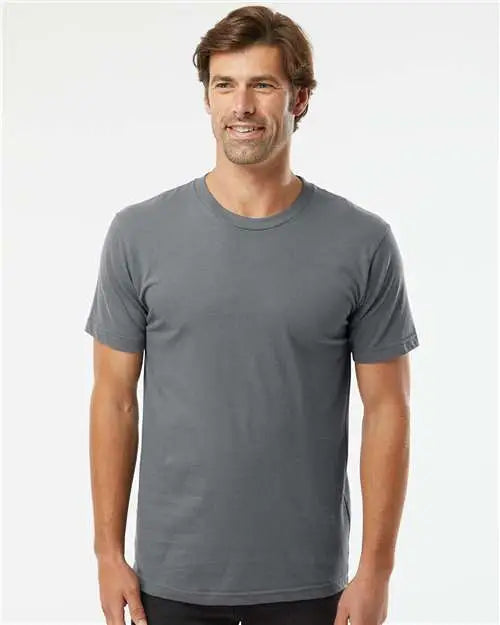 American Apparel 2001w Fine Jersey Tee - 2001 - Asphalt