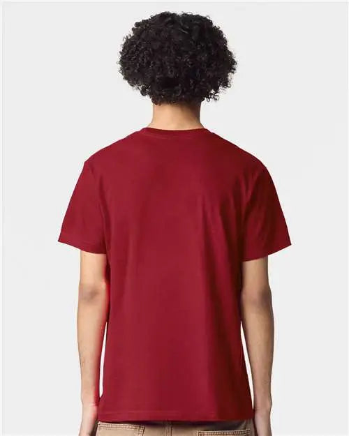 American Apparel 2001w Fine Jersey Tee - 2001 - Cardinal