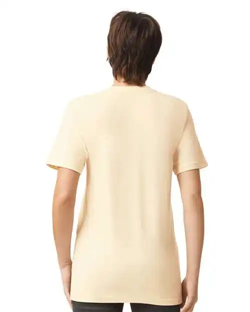 American Apparel 2001w Fine Jersey Tee - 2001 - Cream