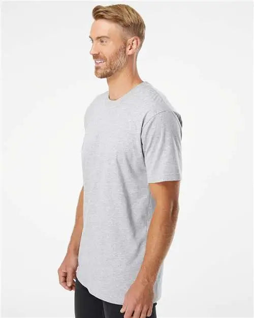 American Apparel 2001w Fine Jersey Tee - 2001 - Heather Grey