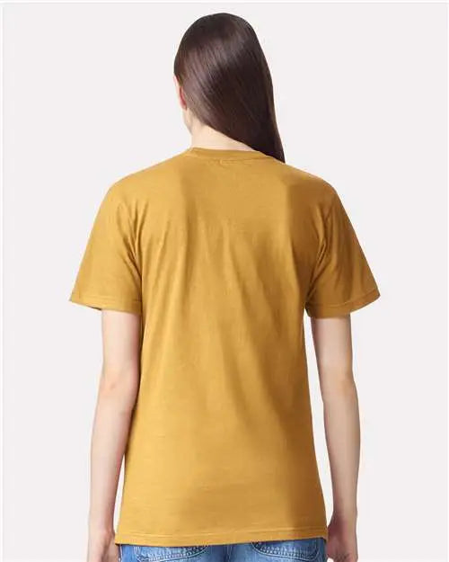American Apparel 2001w Fine Jersey Tee - 2001 - Mustard