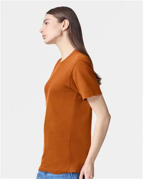 American Apparel 2001w Fine Jersey Tee - 2001 - Rust