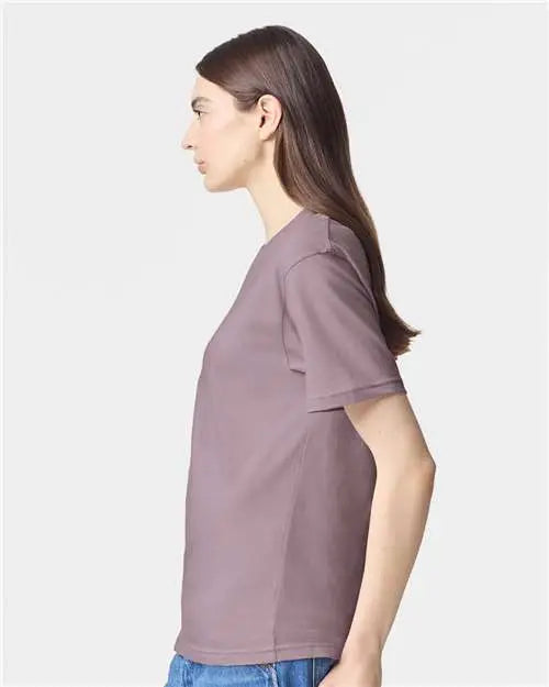 American Apparel 2001w Fine Jersey Tee - 2001 - Smokey Violet